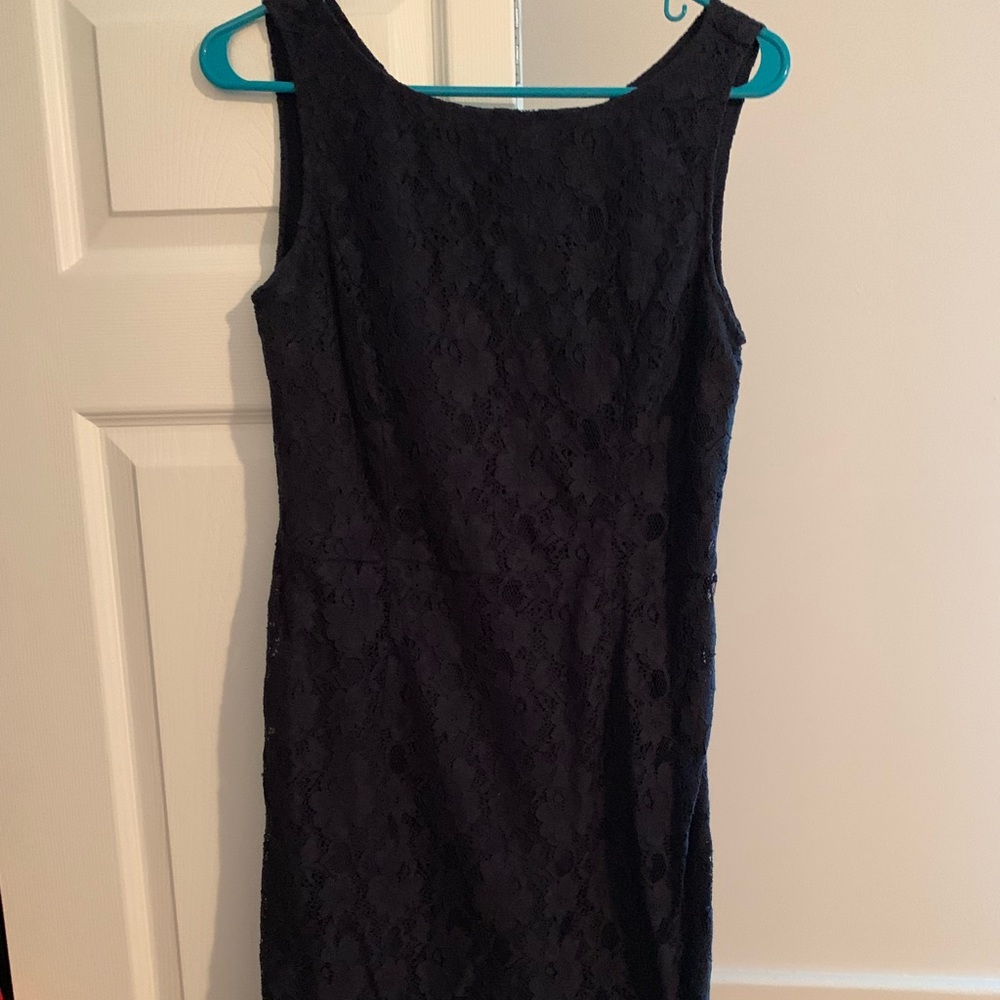 NWOT Never worn!  Navy lace BR dress